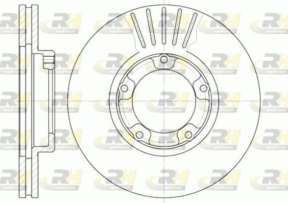 Roadhouse 61247.10 - Brake Disc autospares.lv