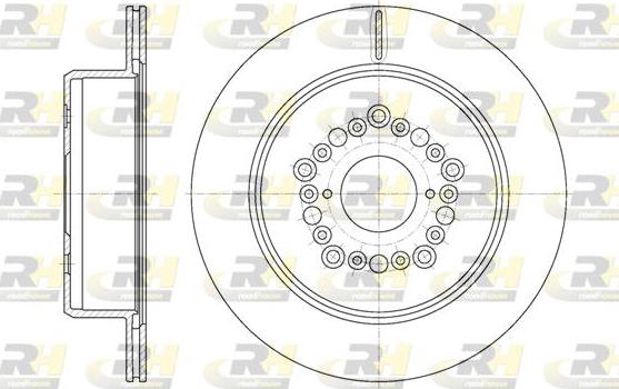 Roadhouse 61254.10 - Brake Disc autospares.lv