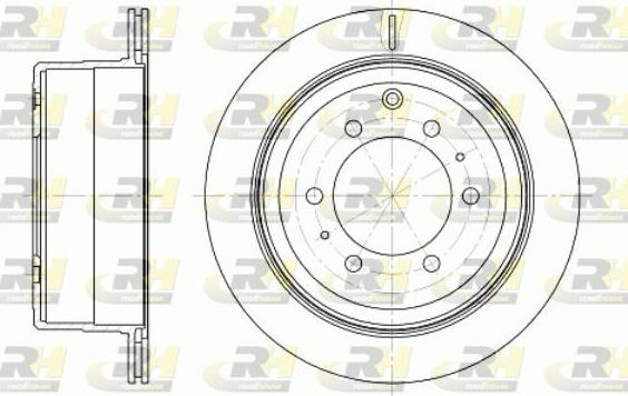 Roadhouse 61256.10 - Brake Disc autospares.lv