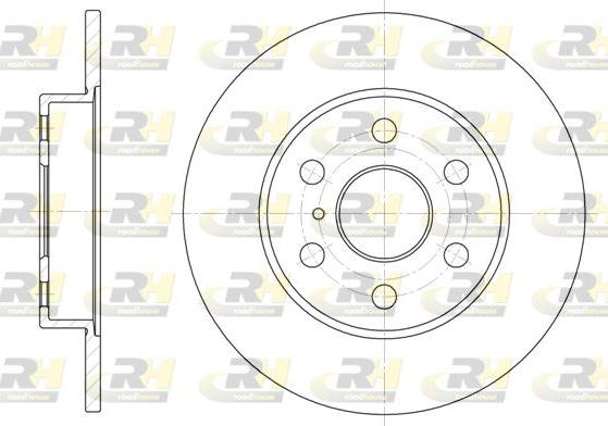 Roadhouse 61258.00 - Brake Disc autospares.lv