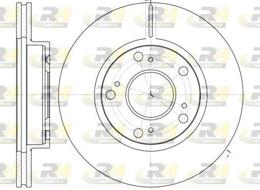 Roadhouse 61263.10 - Brake Disc autospares.lv