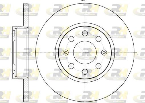 Roadhouse 61209.00 - Brake Disc autospares.lv