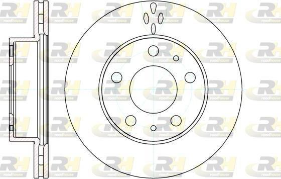 Roadhouse 61204.10 - Brake Disc autospares.lv