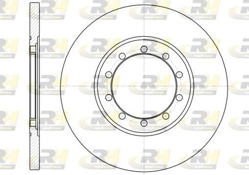 Roadhouse 61201.00 - Brake Disc autospares.lv