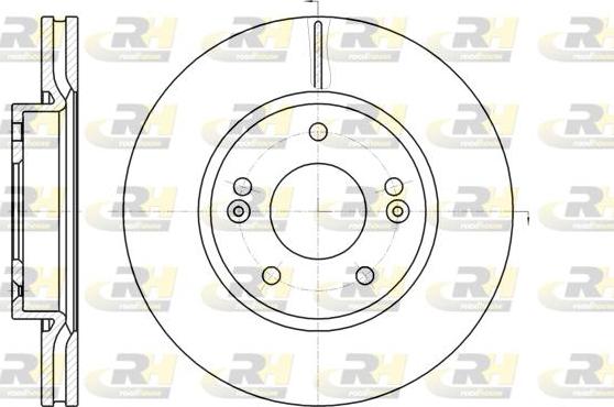 Roadhouse 61208.10 - Brake Disc autospares.lv