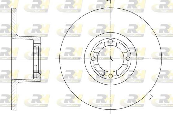 Roadhouse 61219.00 - Brake Disc autospares.lv