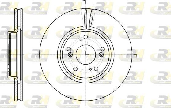 Roadhouse 61218.10 - Brake Disc autospares.lv