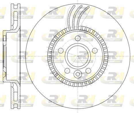 Roadhouse 61280.10 - Brake Disc autospares.lv