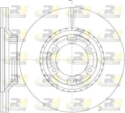 Roadhouse 61288.10 - Brake Disc autospares.lv