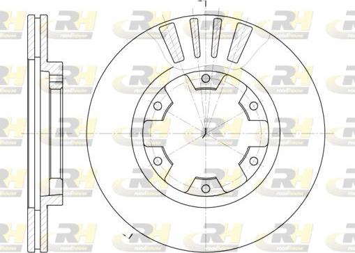 Roadhouse 61239.10 - Brake Disc autospares.lv