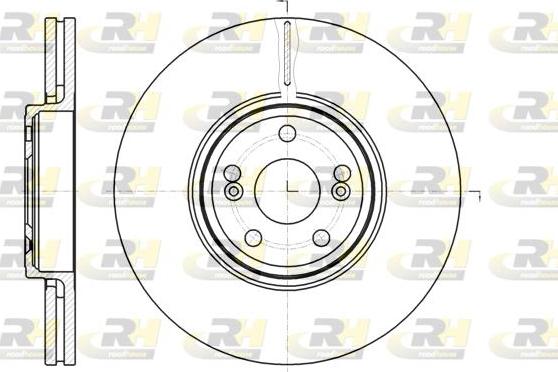 Roadhouse 61234.10 - Brake Disc autospares.lv