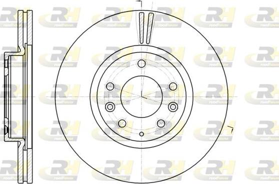 Roadhouse 61235.10 - Brake Disc autospares.lv