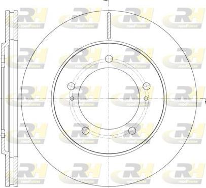 Roadhouse 61233.10 - Brake Disc autospares.lv