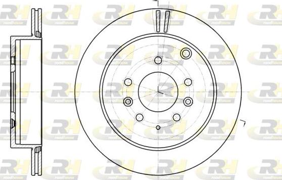 Roadhouse 61237.10 - Brake Disc autospares.lv