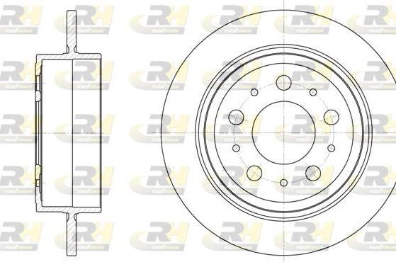 Roadhouse 61224.00 - Brake Disc autospares.lv