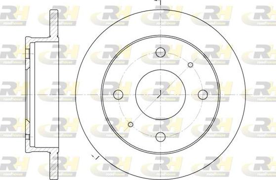 Roadhouse 61226.00 - Brake Disc autospares.lv