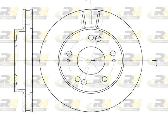 Roadhouse 61220.10 - Brake Disc autospares.lv