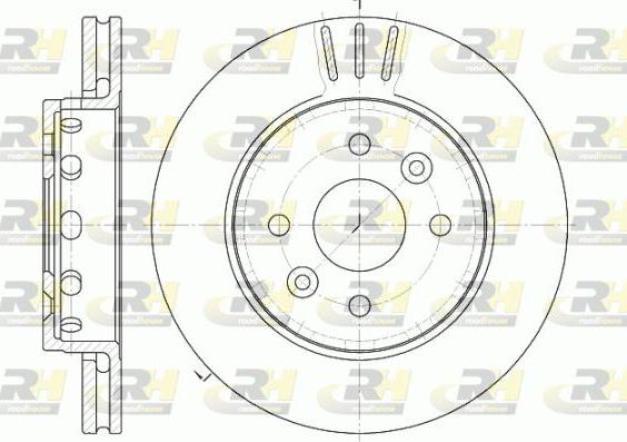 Roadhouse 61272.10 - Brake Disc autospares.lv