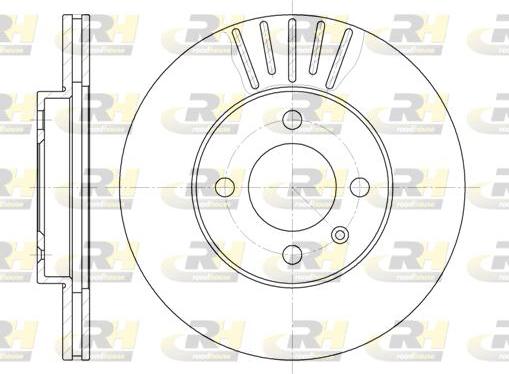 Roadhouse 6175.10 - Brake Disc autospares.lv