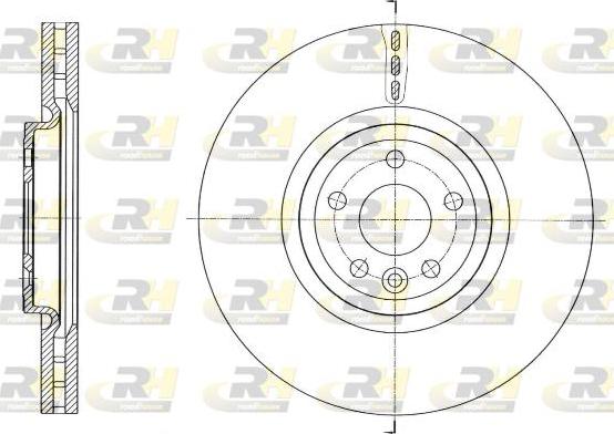 Roadhouse 61758.10 - Brake Disc autospares.lv