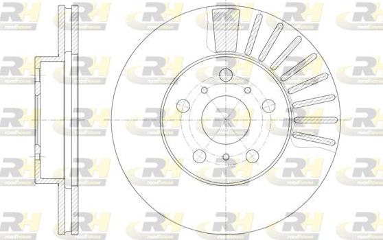 Roadhouse 6170.10 - Brake Disc autospares.lv