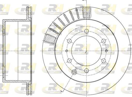 Roadhouse 61713.10 - Brake Disc autospares.lv