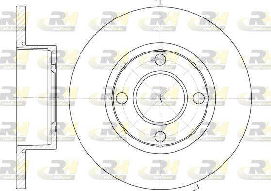 Roadhouse 6173.00 - Brake Disc autospares.lv