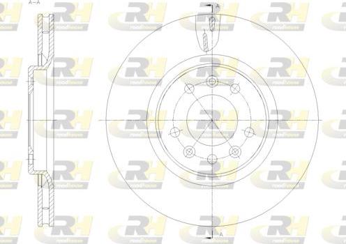 Roadhouse 61776.10 - Brake Disc autospares.lv