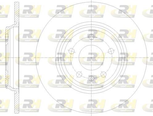 Roadhouse 61771.00 - Brake Disc autospares.lv