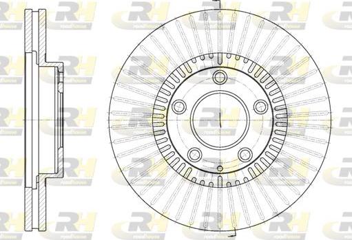 Roadhouse 6898.10 - Brake Disc autospares.lv