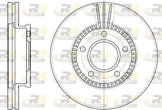 Roadhouse 6892.10 - Brake Disc autospares.lv