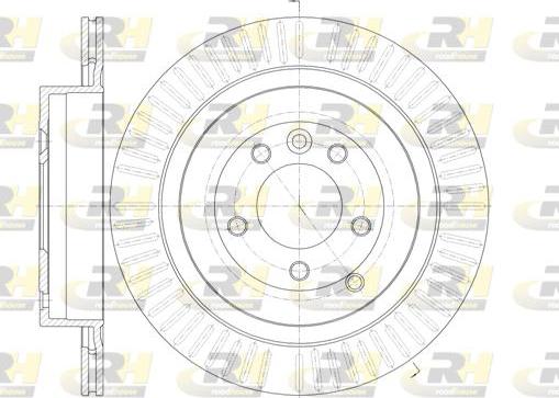 Roadhouse 6849.10 - Brake Disc autospares.lv