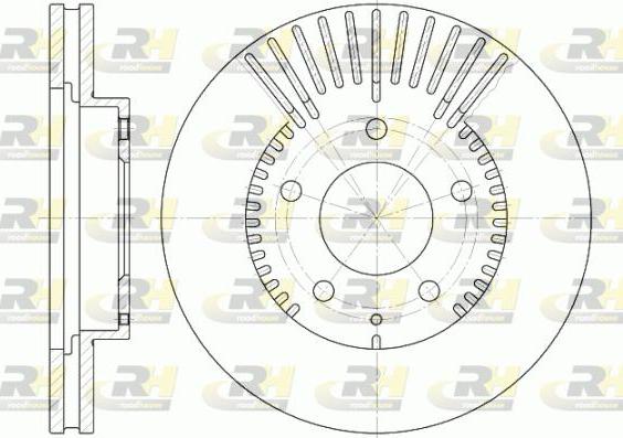 Roadhouse 6840.10 - Brake Disc autospares.lv