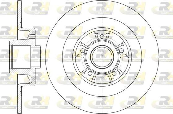 Roadhouse 6848.00 - Brake Disc autospares.lv