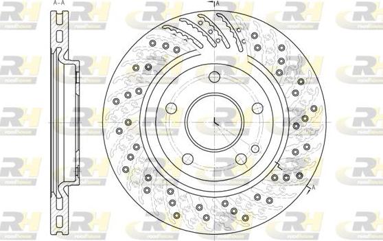 Roadhouse 6859.10 - Brake Disc autospares.lv