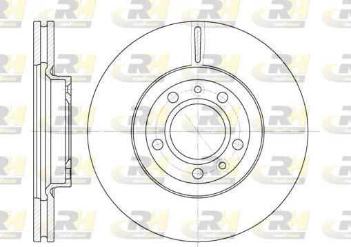 Roadhouse 6869.10 - Brake Disc autospares.lv