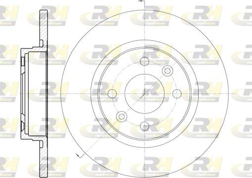 Roadhouse 6809.00 - Brake Disc autospares.lv