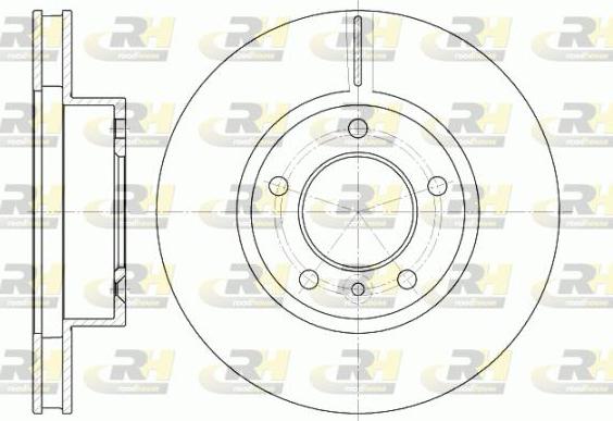 Roadhouse 6802.10 - Brake Disc autospares.lv