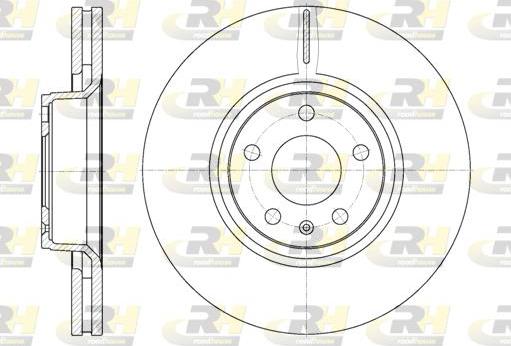 Roadhouse 6807.10 - Brake Disc autospares.lv