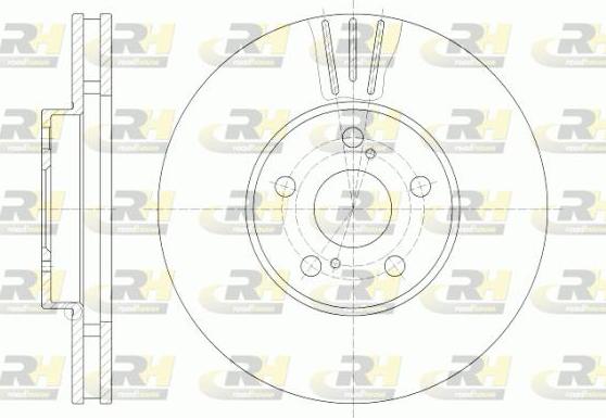 Roadhouse 6819.10 - Brake Disc autospares.lv