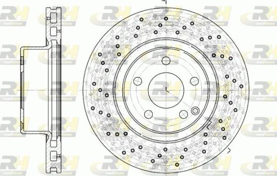 Roadhouse 6817.10 - Brake Disc autospares.lv