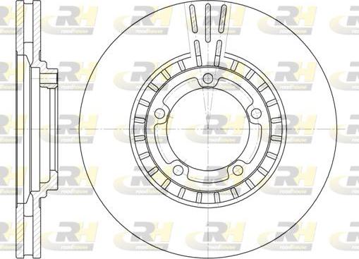 Roadhouse 6884.10 - Brake Disc autospares.lv