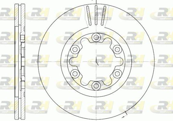 Roadhouse 6882.10 - Brake Disc autospares.lv