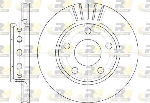 Roadhouse 6835.10 - Brake Disc autospares.lv