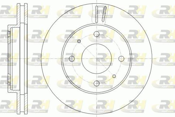 Roadhouse 6394.10 - Brake Disc autospares.lv