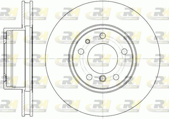 Roadhouse 6349.10 - Brake Disc autospares.lv