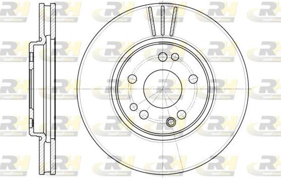 Roadhouse 6344.10 - Brake Disc autospares.lv