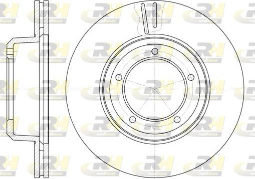 Roadhouse 6340.10 - Brake Disc autospares.lv