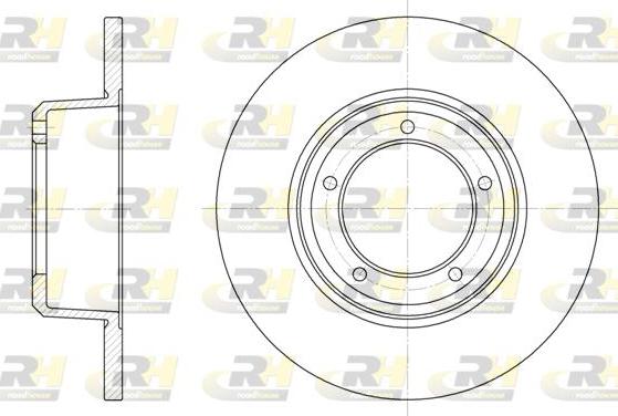 Roadhouse 6341.00 - Brake Disc autospares.lv