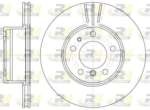 Roadhouse 6348.10 - Brake Disc autospares.lv